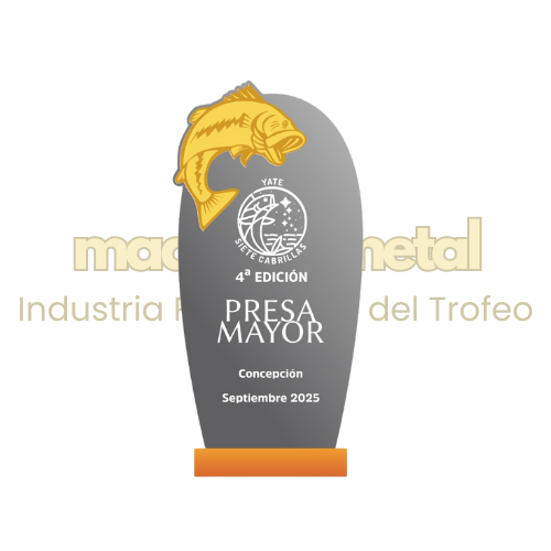 Imagen de Trofeo en acrílico y fibra de madera - M1.5508